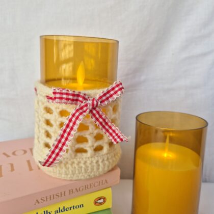 Crochet Candle Holders
